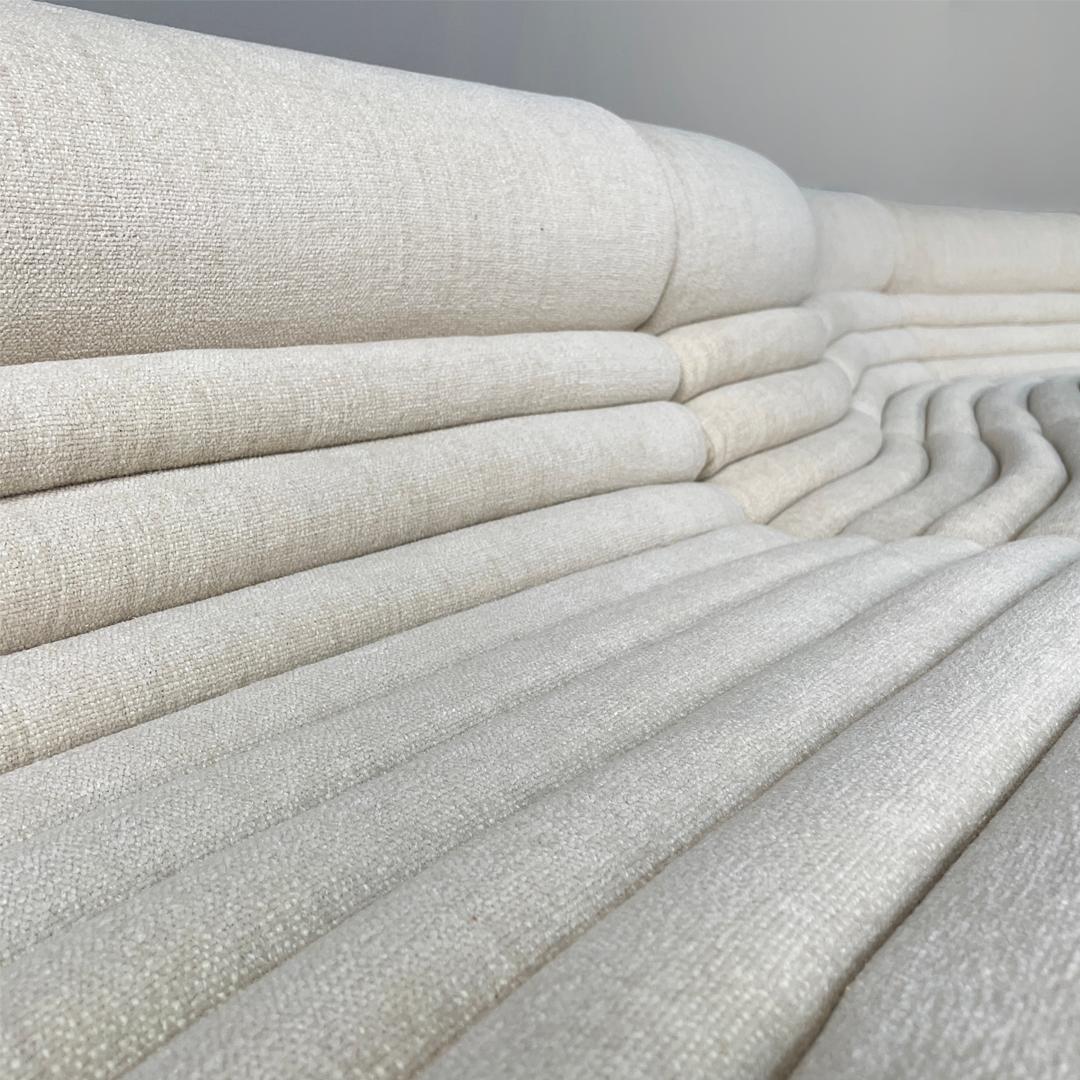 Sofá blanco moderno italiano Carrera de De Pas D'urbino Lomazzi B&B, años 70 en venta 7