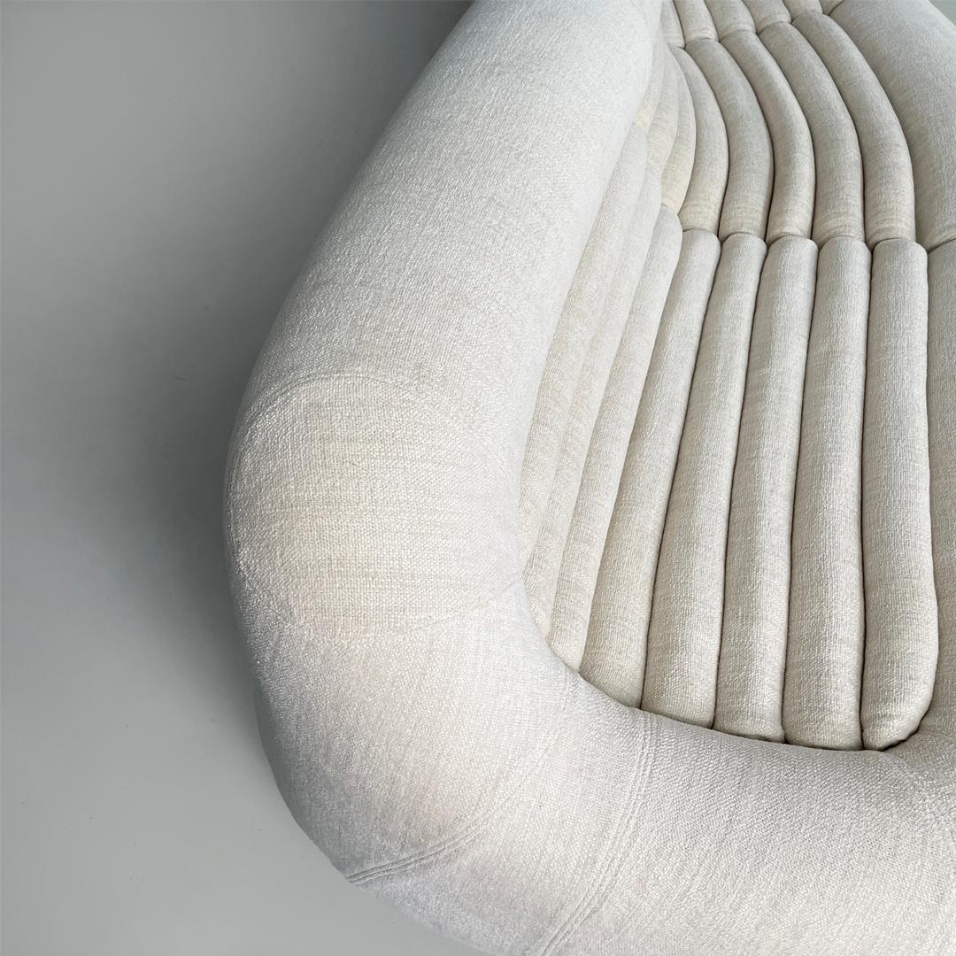 Sofá blanco moderno italiano Carrera de De Pas D'urbino Lomazzi B&B, años 70 en venta 8