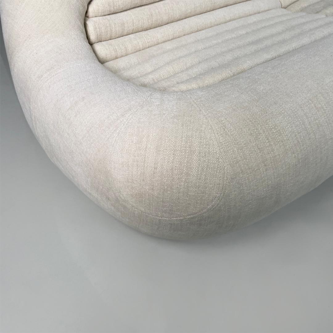 Sofá blanco moderno italiano Carrera de De Pas D'urbino Lomazzi B&B, años 70 en venta 9