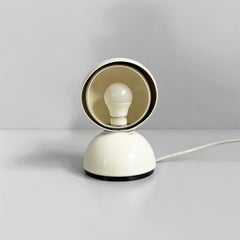 Italian modern white table lamp Eclisse by Vico Magistretti for Artemide, 1970s