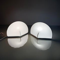 Italian modern white table lamps Kaori 1 by Kazuhide Takahama for Sirrah, 1970s