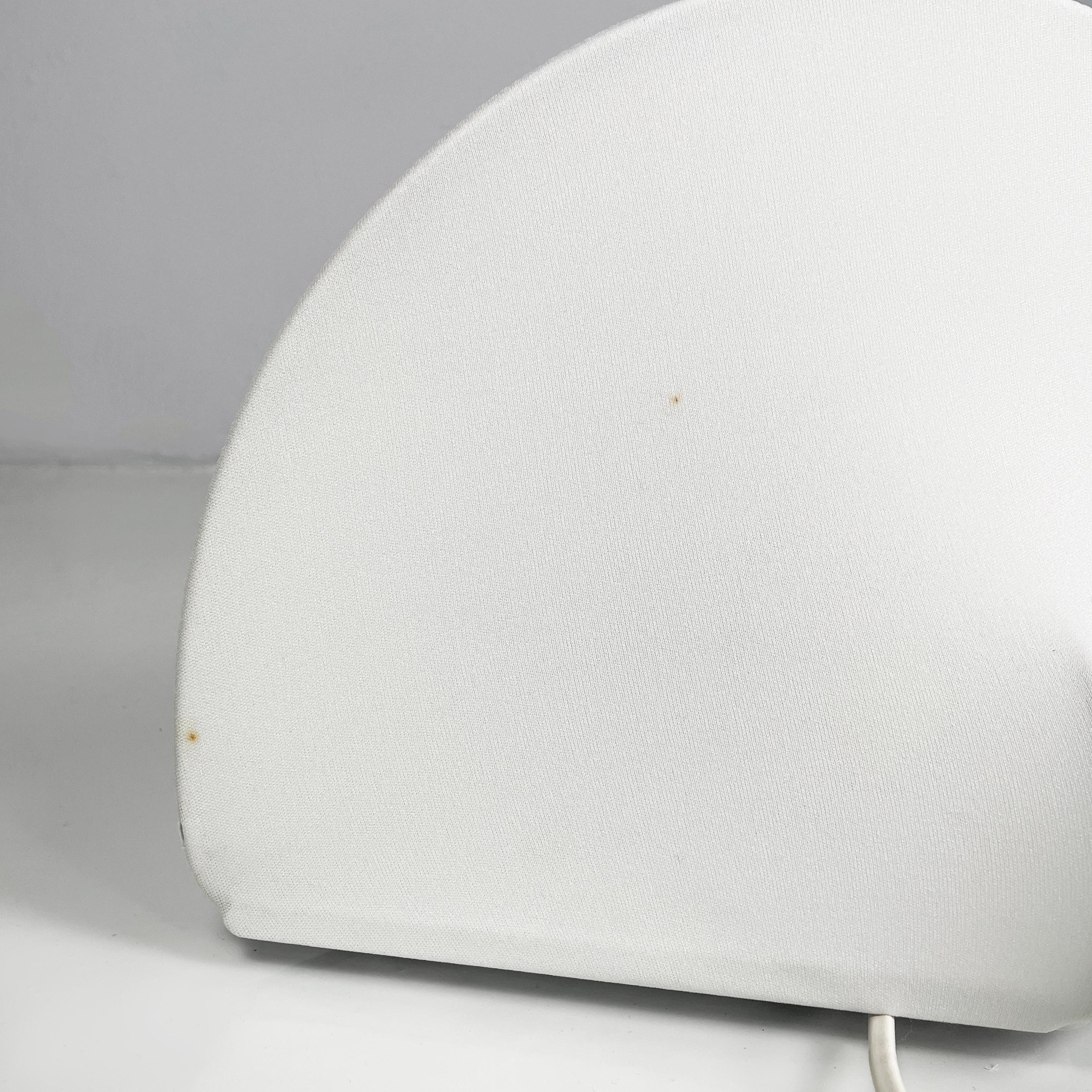 Metal Italian modern white table lamps Kaori 1 by Kazuhide Takahama for Sirrah, 1970s For Sale