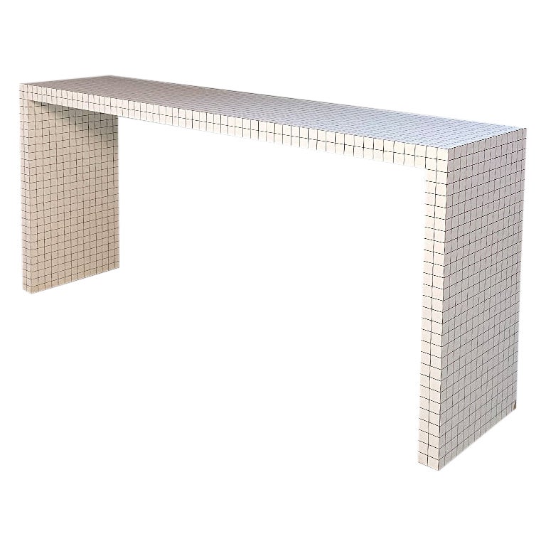 Quaderna-Konsolenstudio aus modernem italienischem Holz und Laminat, Superstudio für Zanotta, 1972