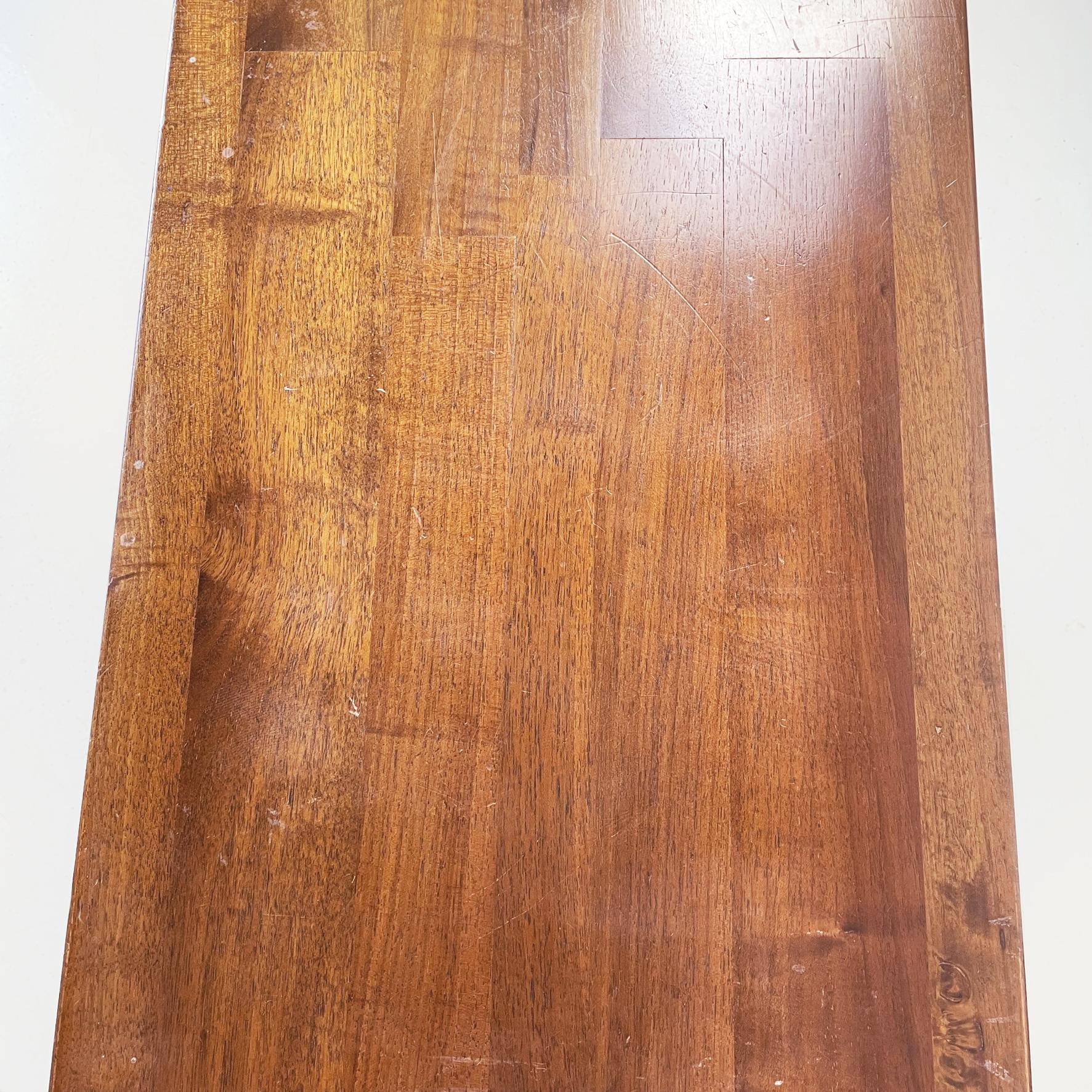Moderne italienische Holzbank Torbecchia aus Holz von Giovanni Michelucci für Poltronova, 1970er Jahre im Angebot 6