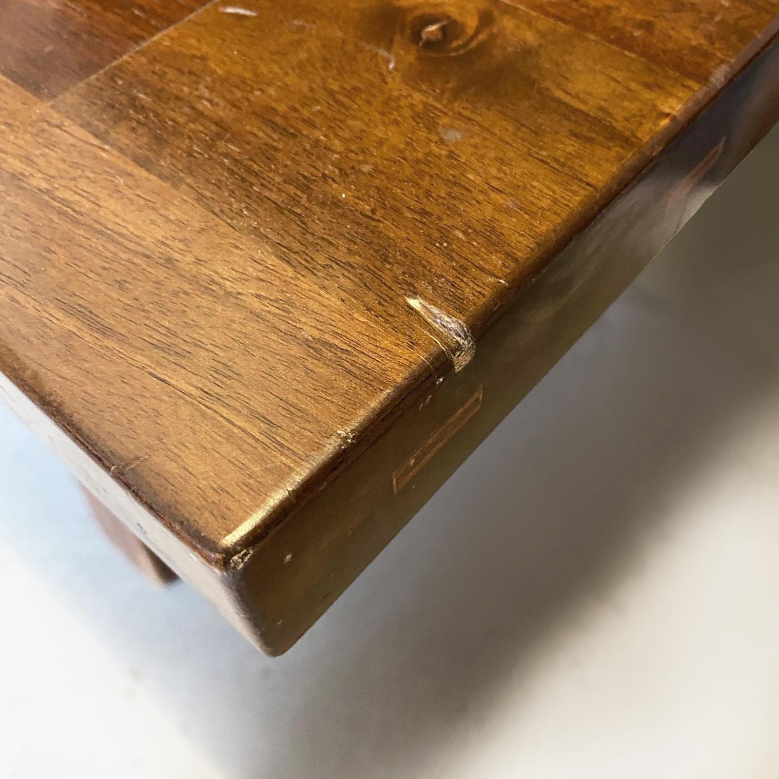 Moderne italienische Holzbank Torbecchia aus Holz von Giovanni Michelucci für Poltronova, 1970er Jahre im Angebot 10