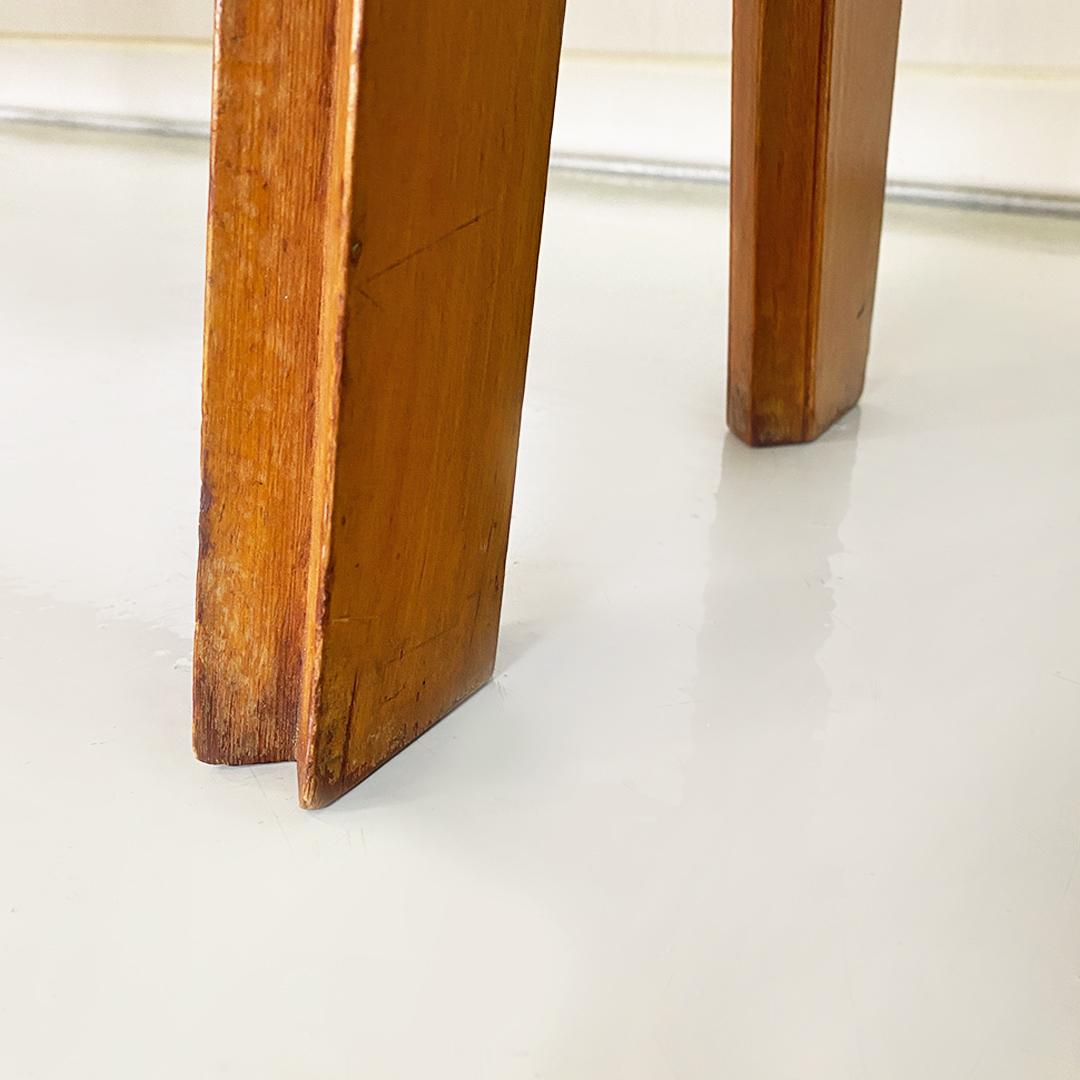 Italian Modern Wood Cavalletto Modular Bookcase by Angelo Mangiarotti, 1970s 8