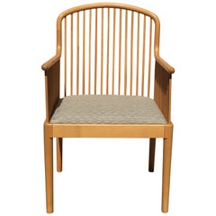 Italian Modern Wood Chair by Stendig