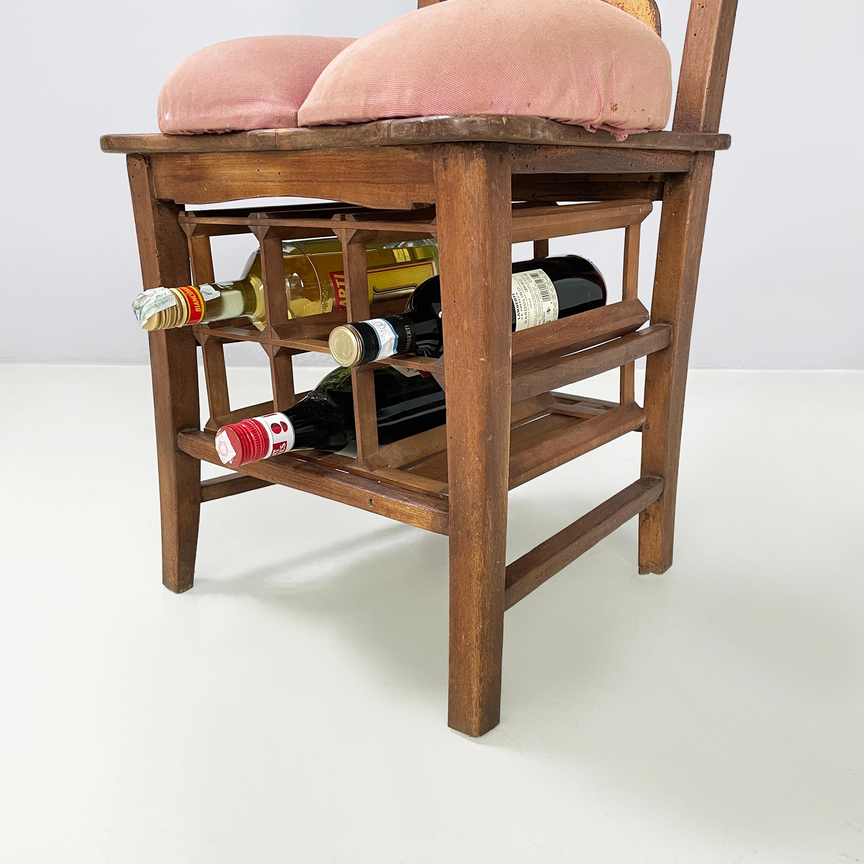 Chaise moderne italienne avec porte-bouteilles, œuvre d'art de Bogdan, années 2000 en vente 10