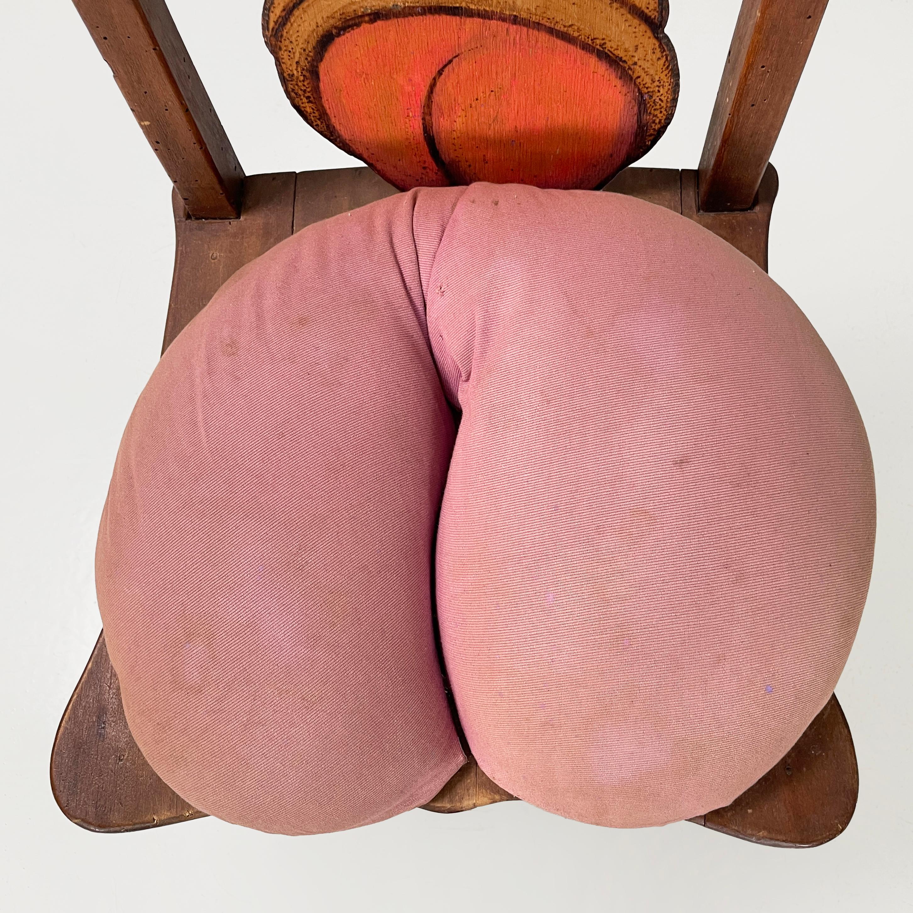Chaise moderne italienne avec porte-bouteilles, œuvre d'art de Bogdan, années 2000 en vente 3