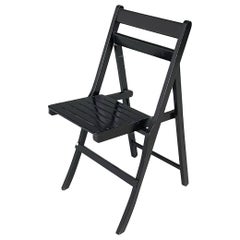 Italian modern Wood folding chair Morettina by Ettore Moretti for Zanotta, 1970s