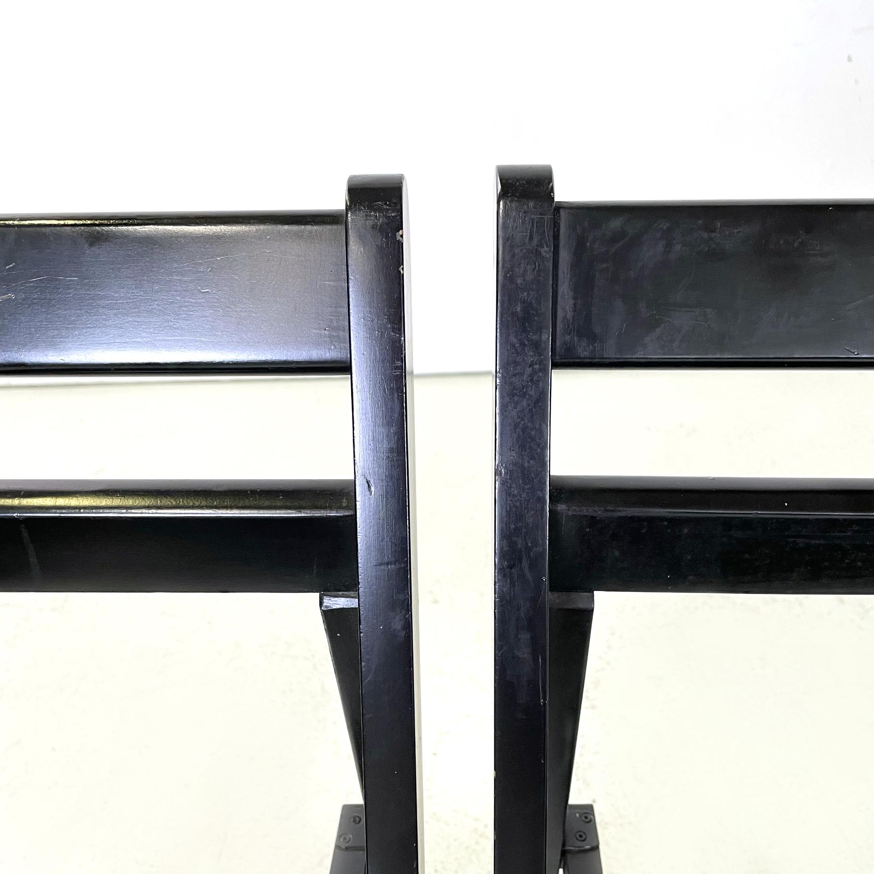 Italian modern Wood folding chairs Morettina by Ettore Moretti for Zanotta 1970s For Sale 5