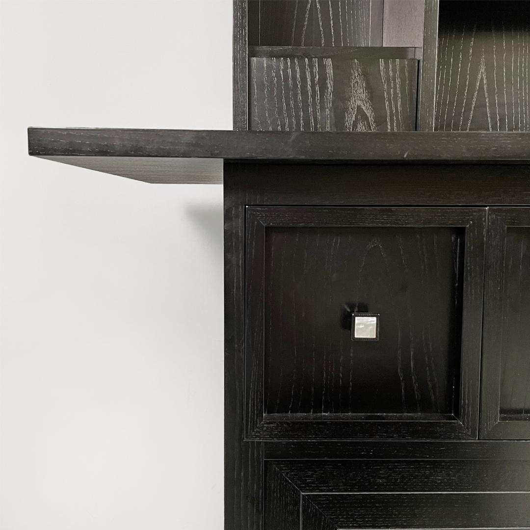 Buffet haut en bois moderne italien par Charles Rennie Mackintosh pour Cassina, années 1980 en vente 8