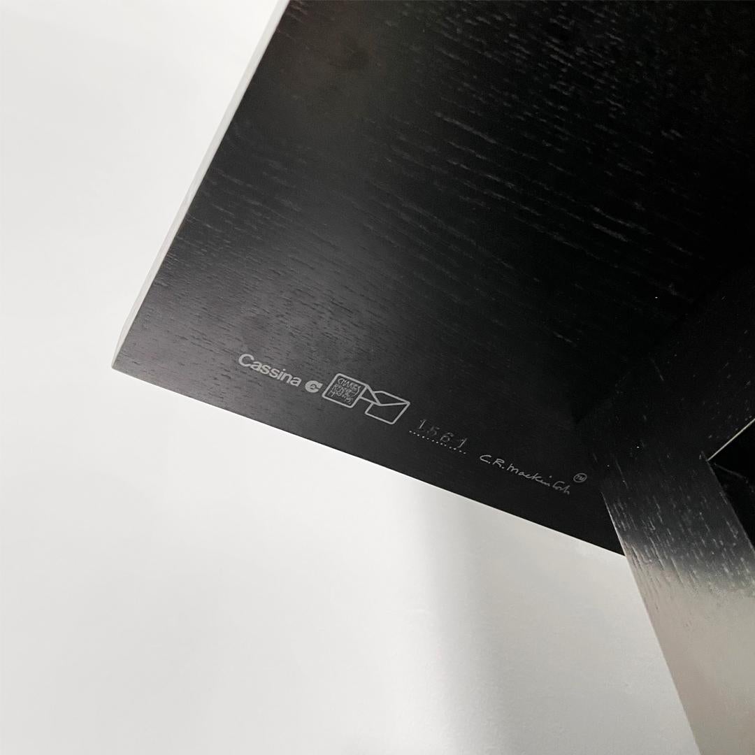 Buffet haut en bois moderne italien par Charles Rennie Mackintosh pour Cassina, années 1980 en vente 14