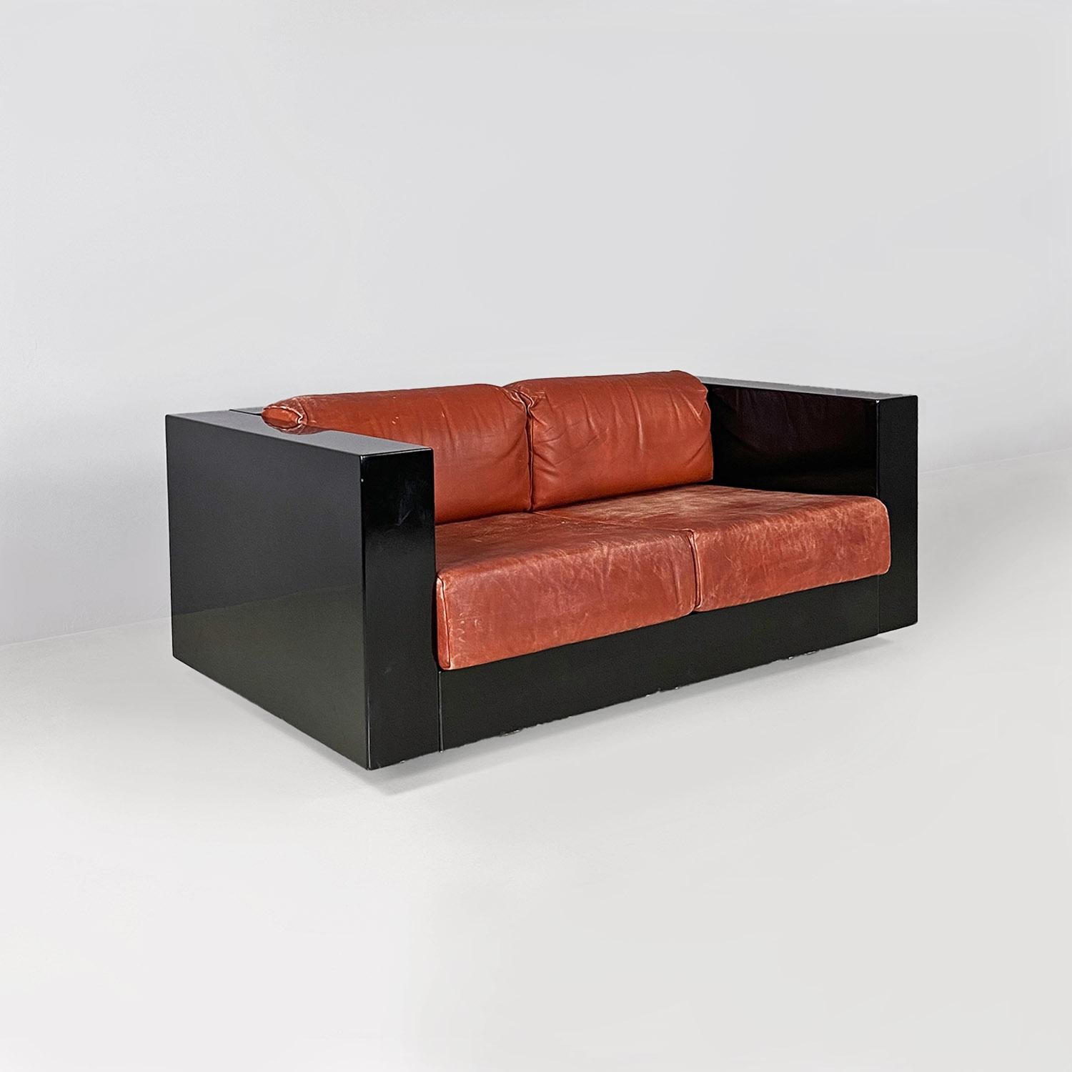 Canapé Saratoga moderne italien Massimo Lella Vignelli Poltronova 1980 Bon état - En vente à MIlano, IT