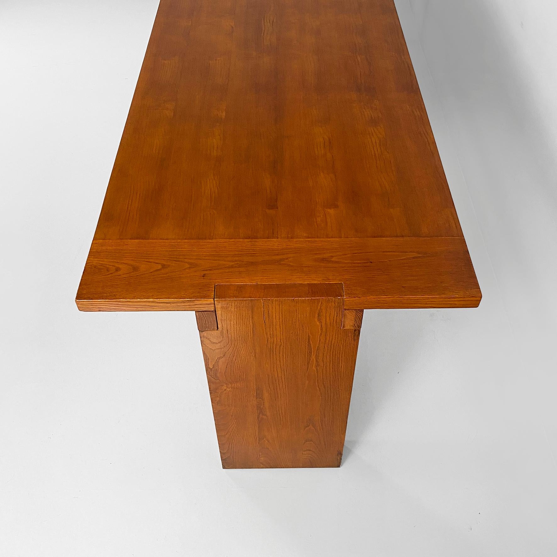 Tavolo da pranzo moderno italiano in legno di Valmarana di Carlo Scarpa, A. Simon Gavina anni '70 in vendita 4