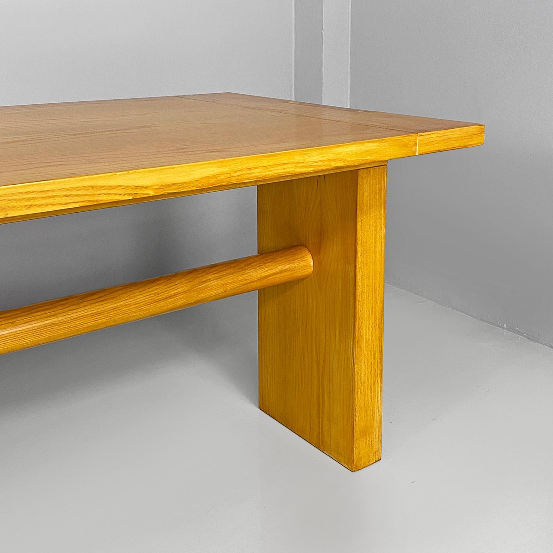 Wood Italian modern wood Valmarana dining table by Carlo Scarpa, Simon Gavina 1970s For Sale