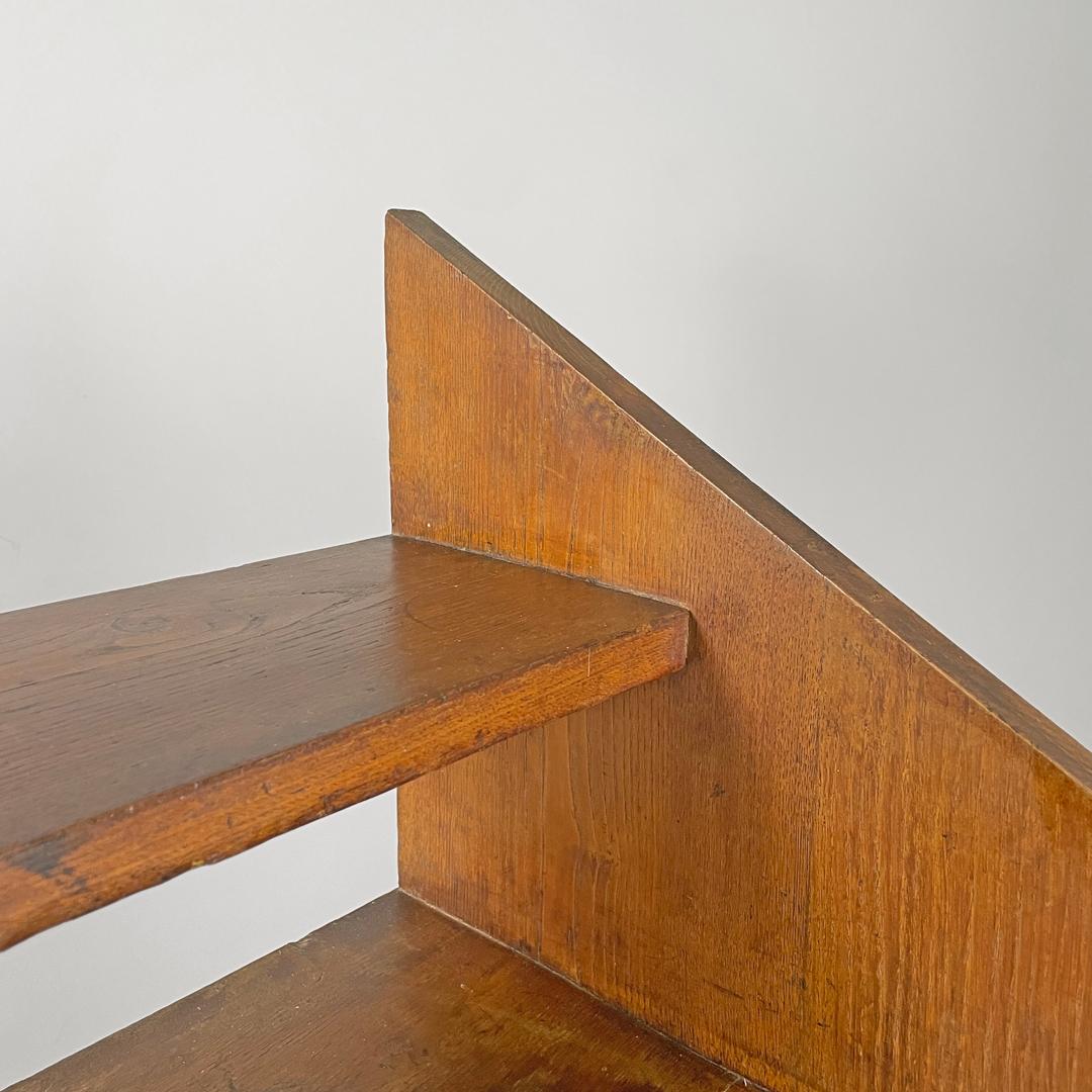 Italian modern wooden chest of drawers with visible joints La Casa Bella, 1970s For Sale 4