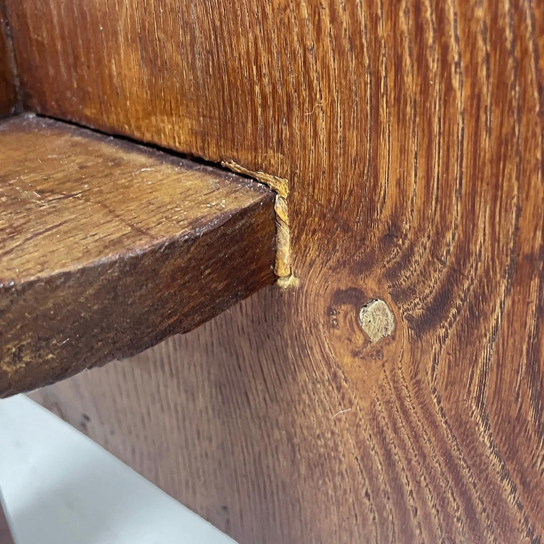 Italian modern wooden chest of drawers with visible joints La Casa Bella, 1970s For Sale 8