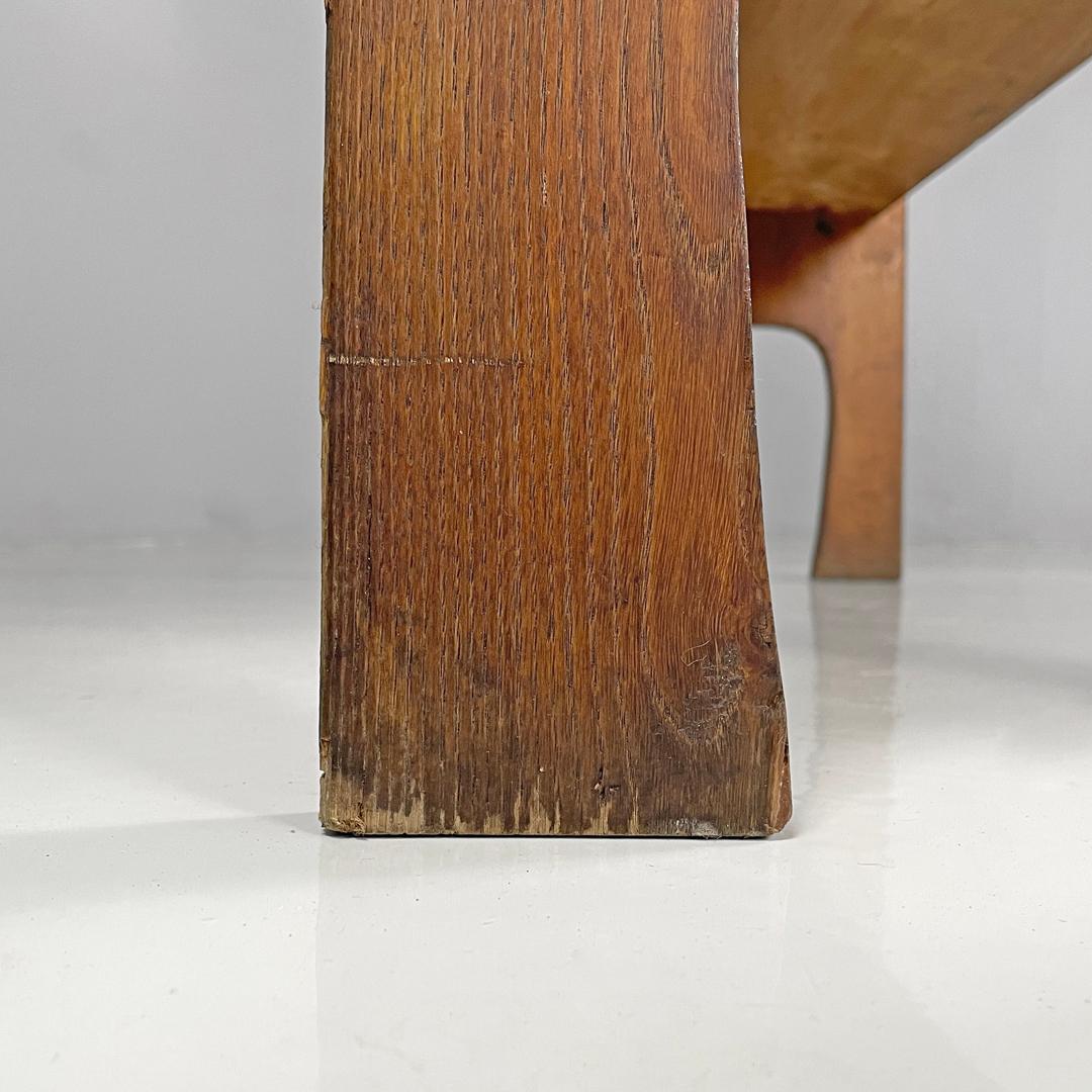 Italian modern wooden chest of drawers with visible joints La Casa Bella, 1970s For Sale 14