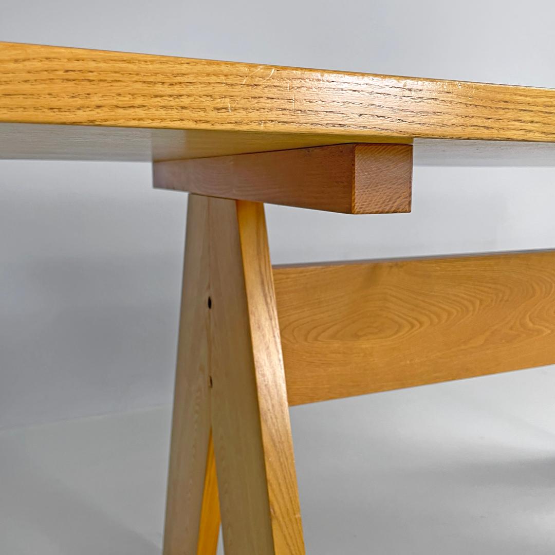 Italian modern wooden dining table by Gigi Sabadin for Stilwood, 1970s For Sale 5