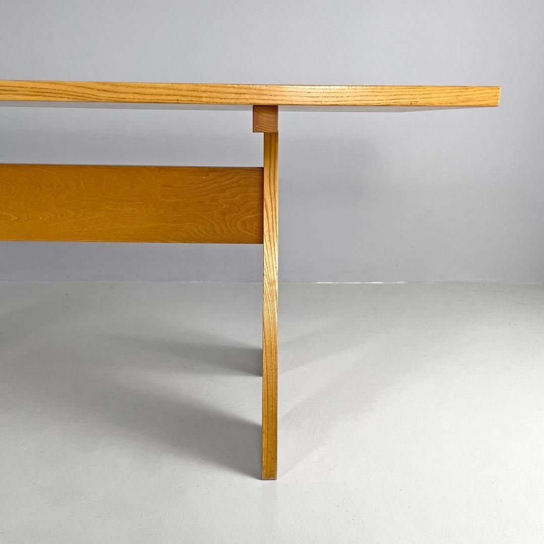 Italian modern wooden dining table by Gigi Sabadin for Stilwood, 1970s For Sale 6