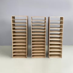 Italian modern Wooden filing cabinet or storage with shelves, 1990s