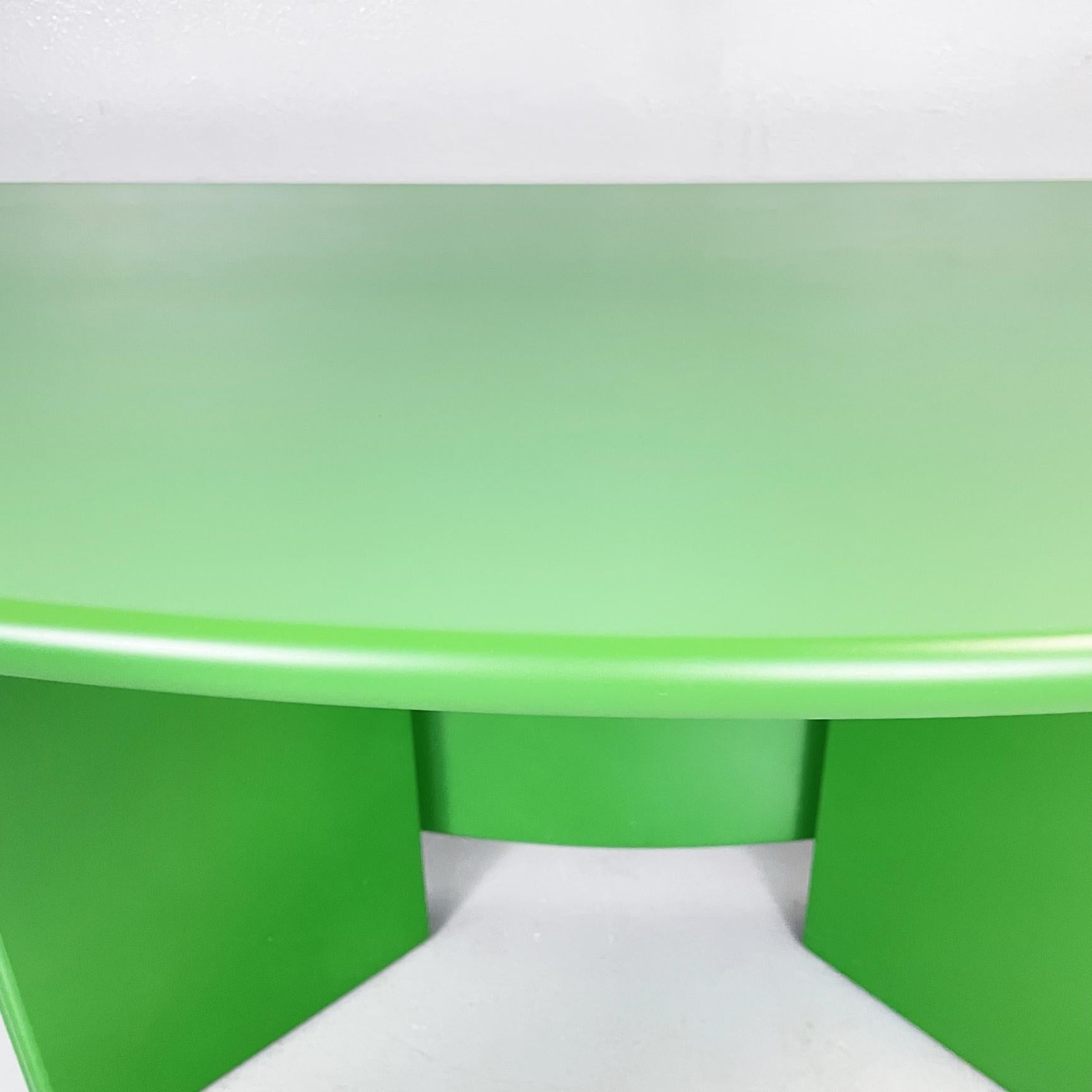 Late 20th Century Italian Modern Wooden Green Table Antella by Takahama for Cassina, 1980s