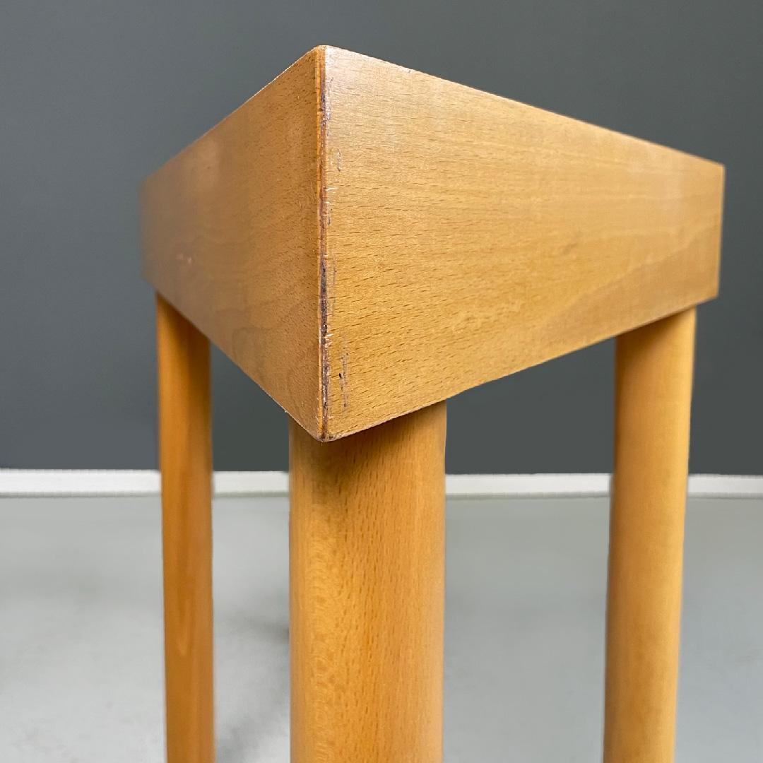 Table trapèze italienne moderne en bois Tangram de Morozzi pour Cassina, 1990 Bon état - En vente à MIlano, IT