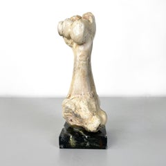 Italian modern Wooden sculpture of a bone by N.F. Puccio, 1990s