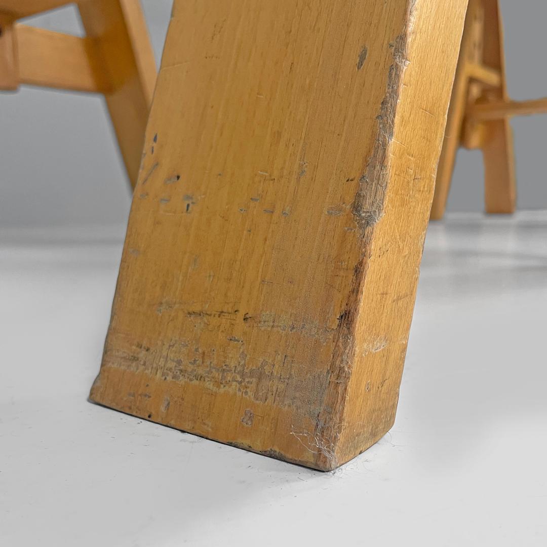 Italian modern working table Leonardo by Achille Castiglioni for Zanotta, 1970s For Sale 10