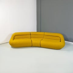 Italian Modern Yellow Modular Carrera Sofa by DDL Group for BBB Bonacina, 1969