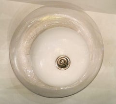 Italian Moderne Blown Glass Fixture