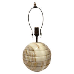 Vintage Italian Moderne Onyx Lamp