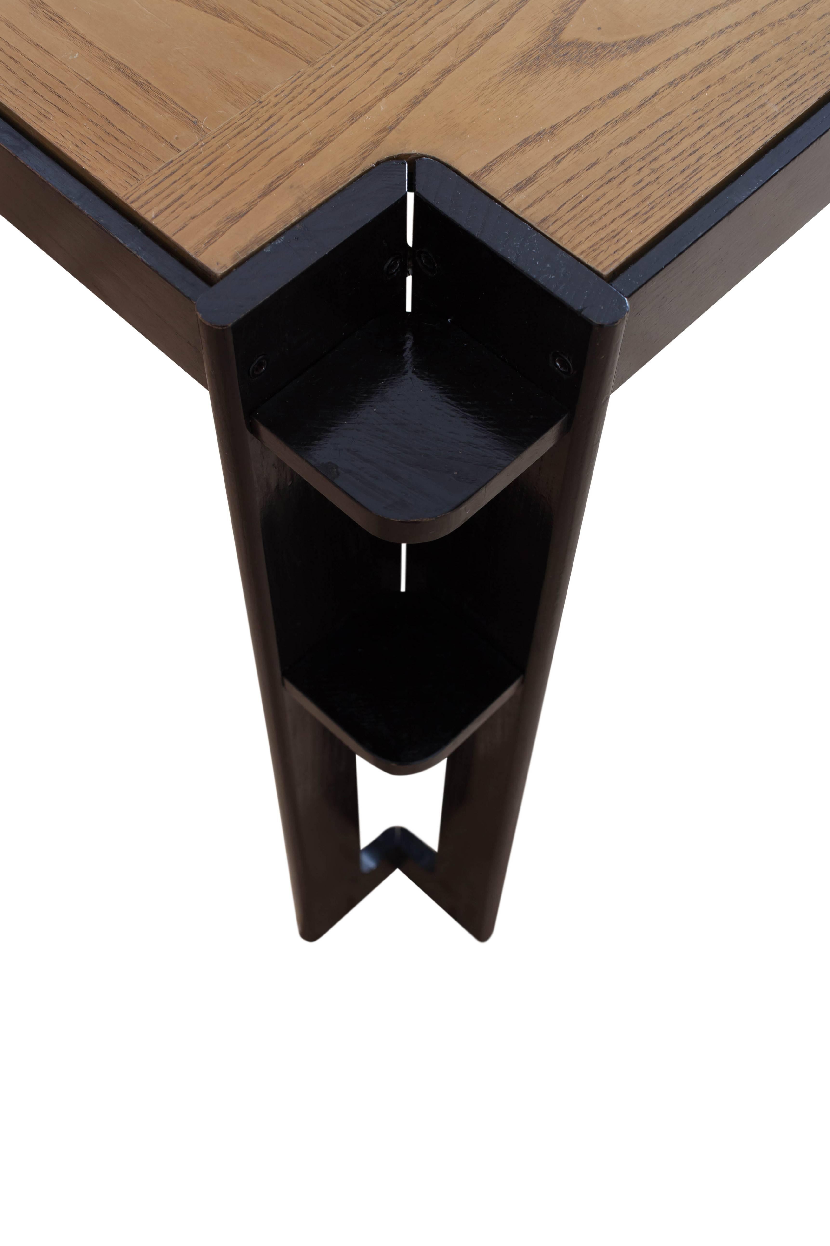 Italian Modernism Square Gaming Table, 1930s 1