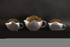 Italian Modernist .800 Silver Pitchers