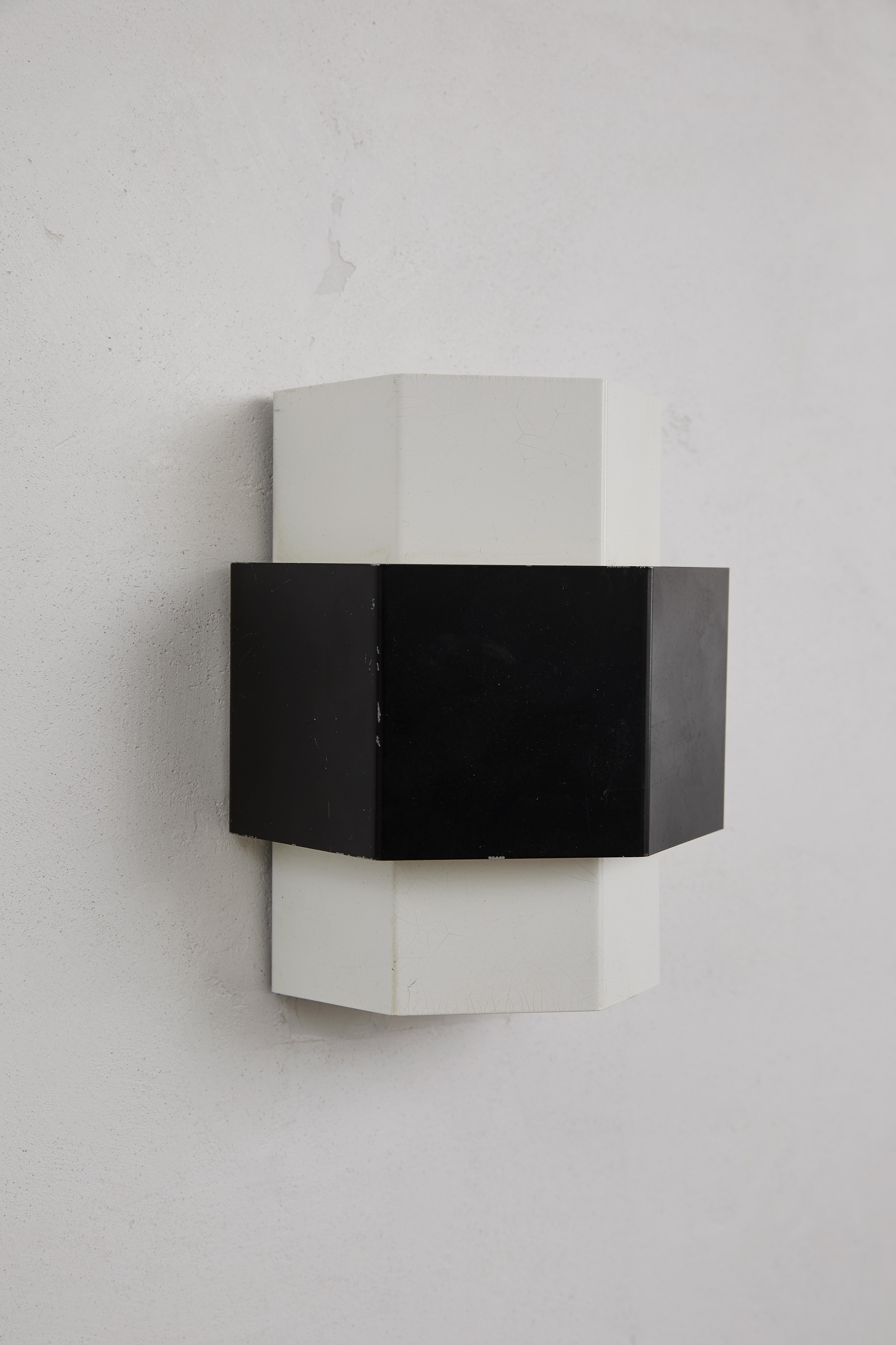 20th Century Italian Modernist Anvia Sconces by J.J.M. Hoogervorst C, 1960s For Sale