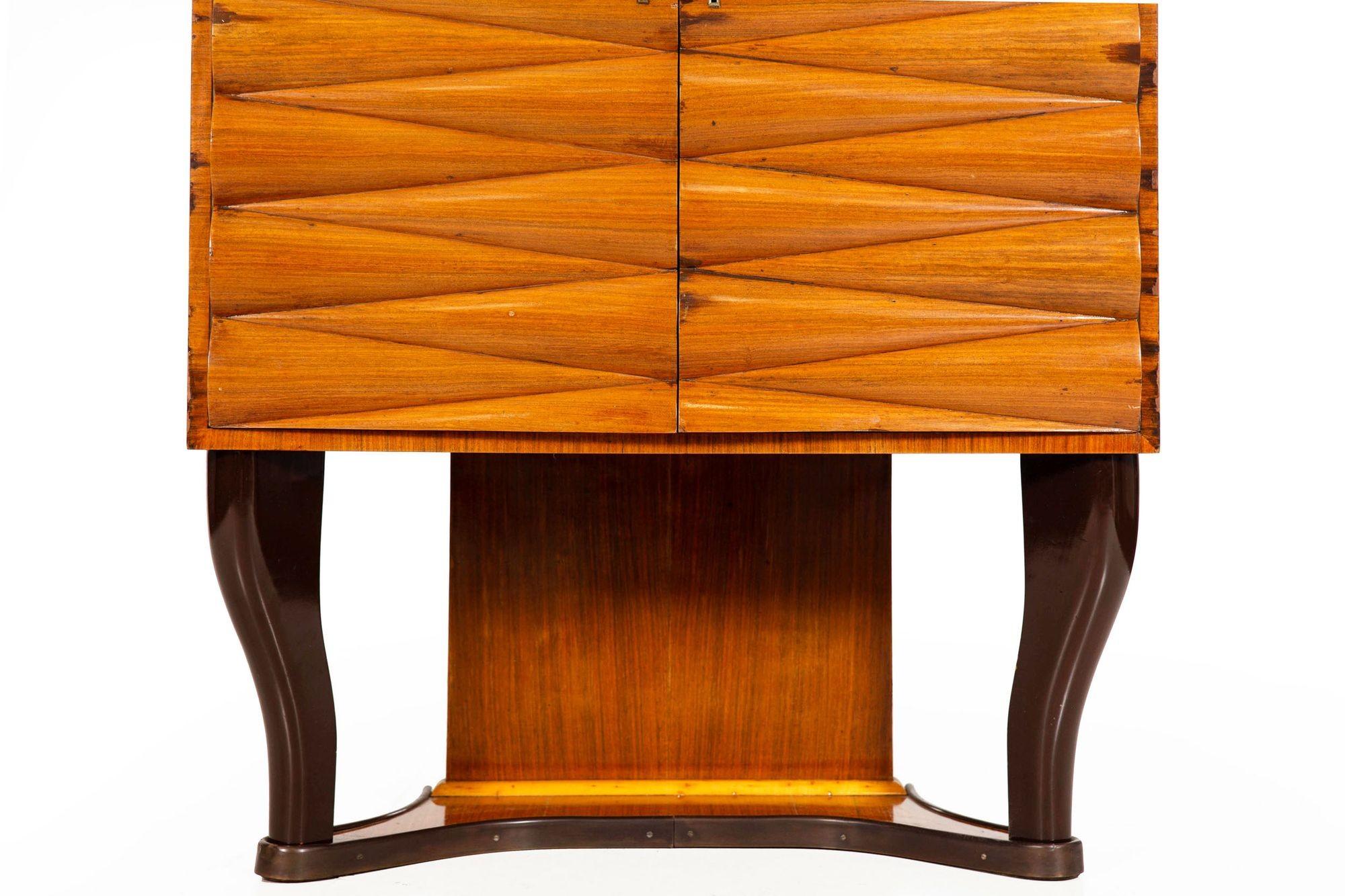Meuble de bar Art Déco moderniste italien par Michele Merighi vers 1940 en vente 6