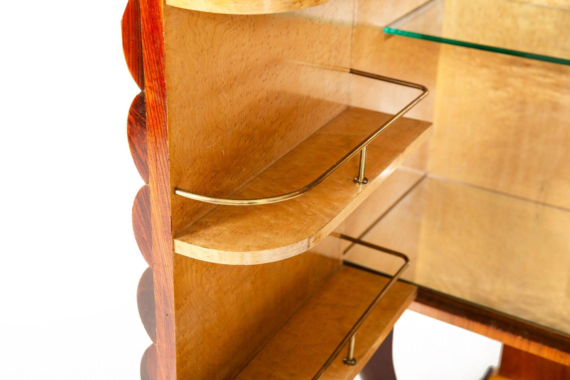 Meuble de bar Art Déco moderniste italien par Michele Merighi vers 1940 en vente 8
