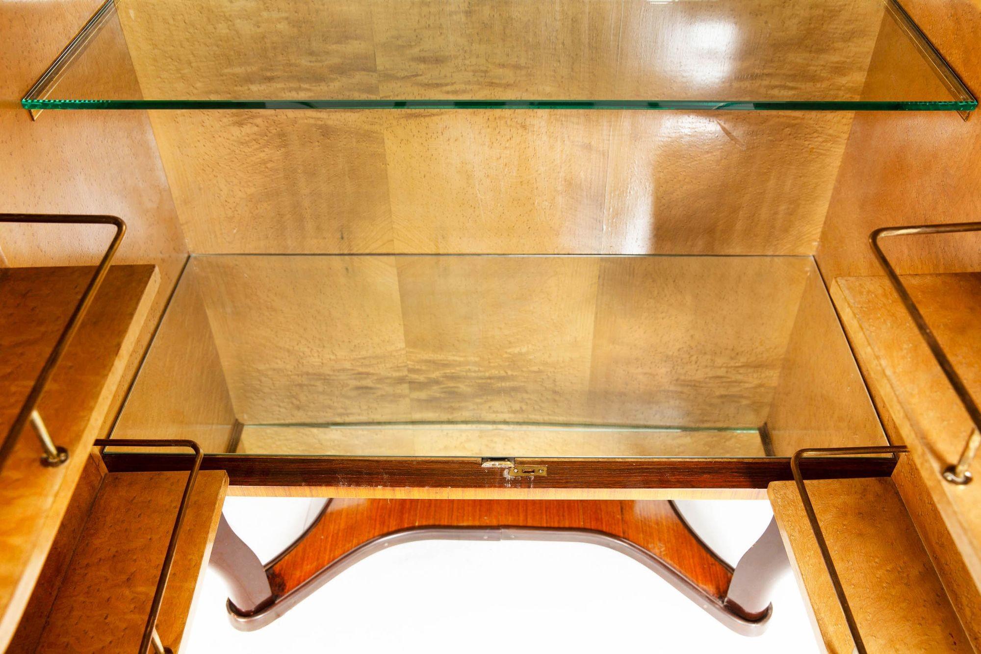 Meuble de bar Art Déco moderniste italien par Michele Merighi vers 1940 en vente 12