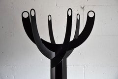 Italian Modernist Black Coat Stand