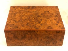 Italienische Modernist Wurzelholz Zigarrenkiste