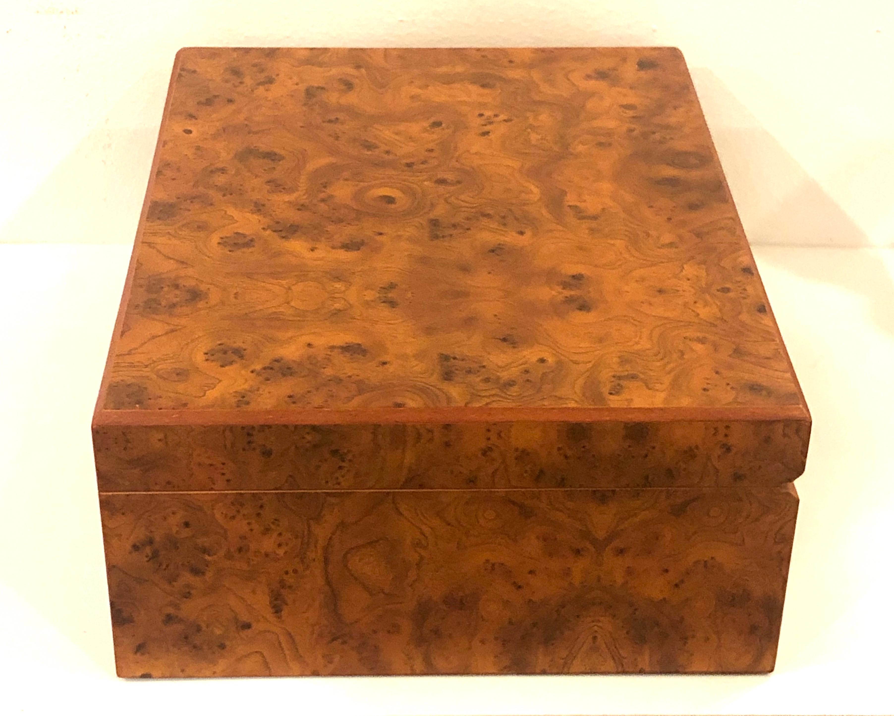 burlwood boxes