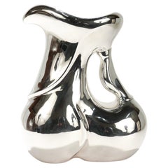 Brocca Modernista Italiana Calegaro in argento Sterling disegnata da Fabian
