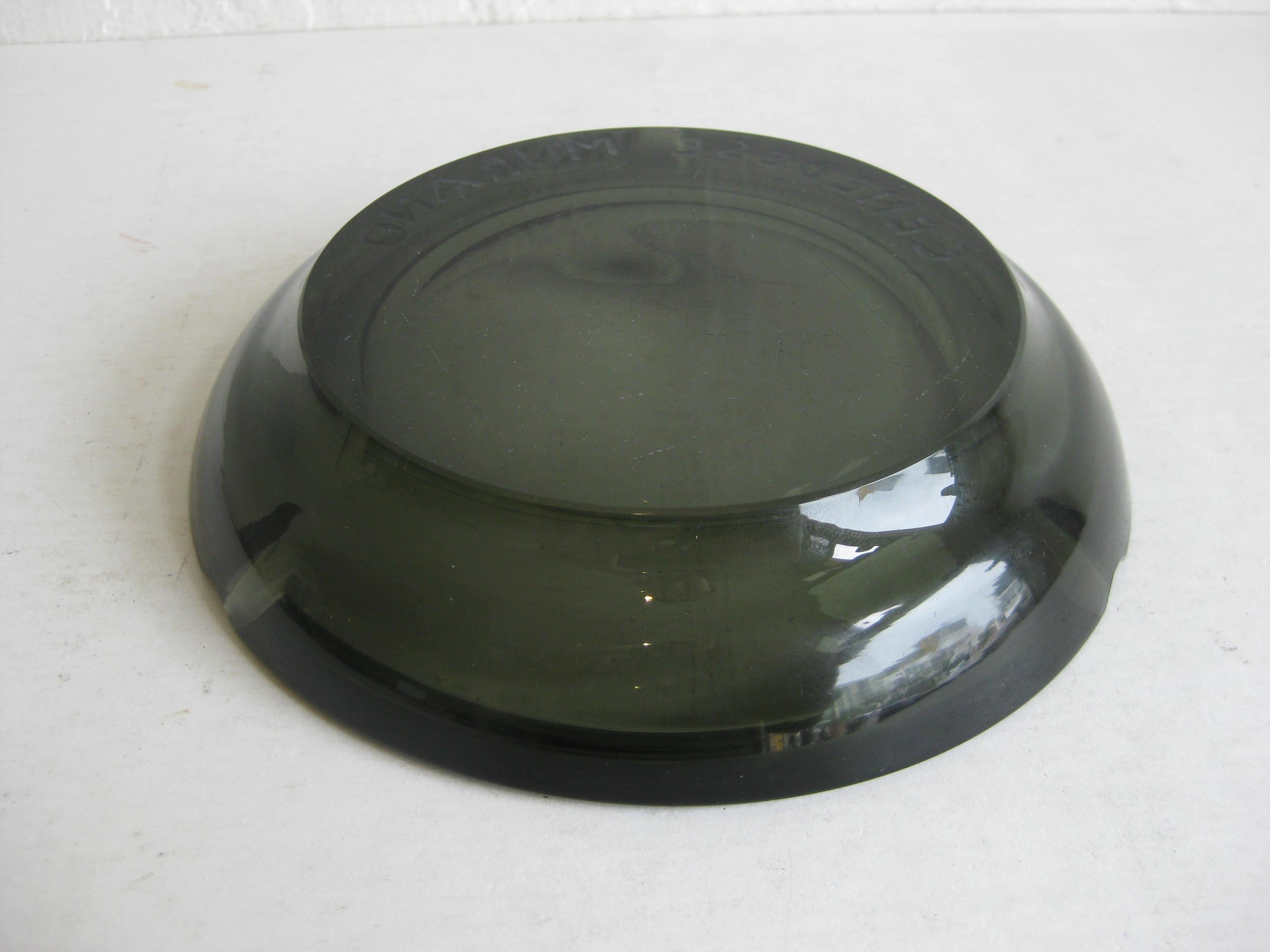 Italian Modernist Cenedese Barbini Murano Art Glass Advertising Cigar Ashtray For Sale 5