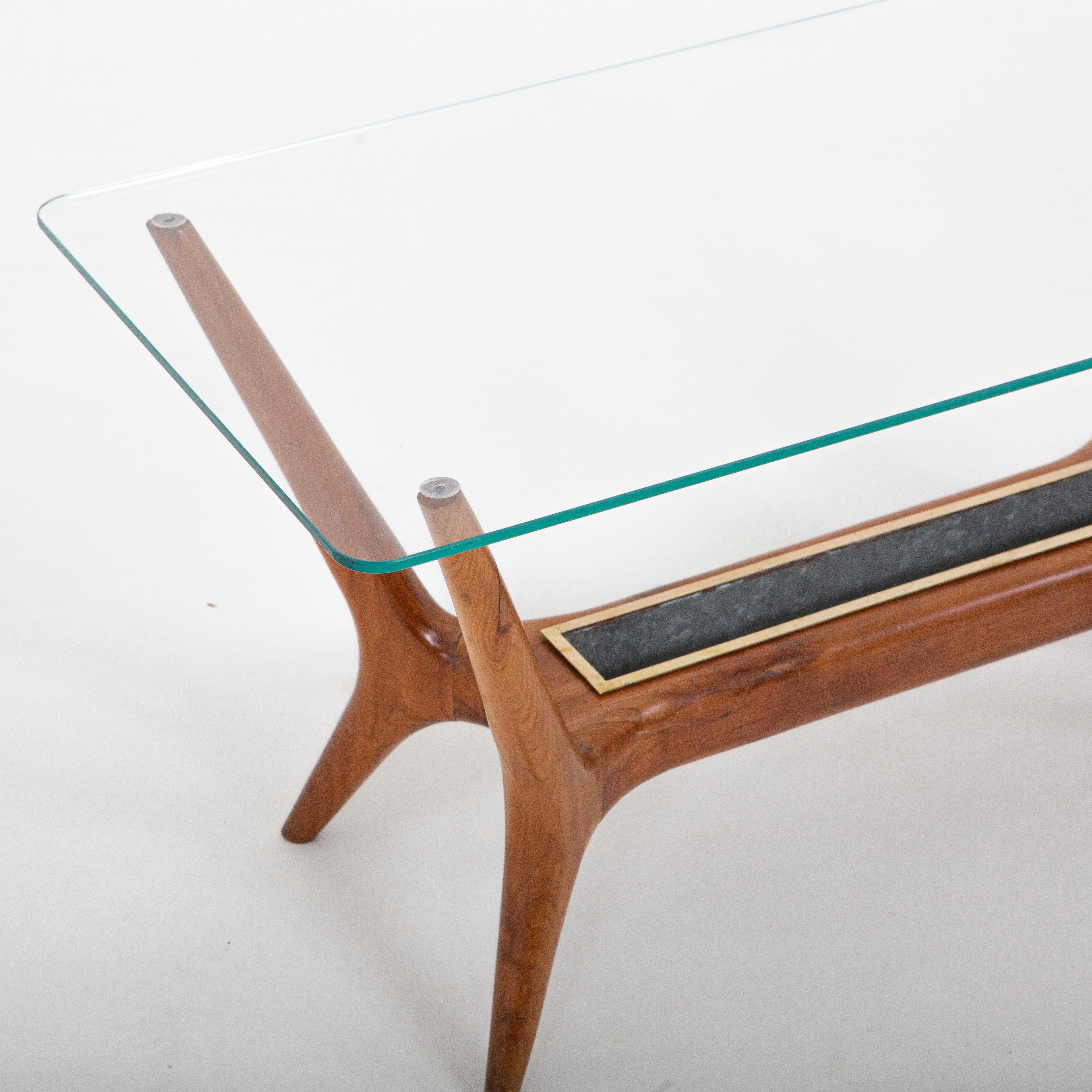 Italian Modernist Cocktail Table Attributed to Gio Ponti For Sale 4