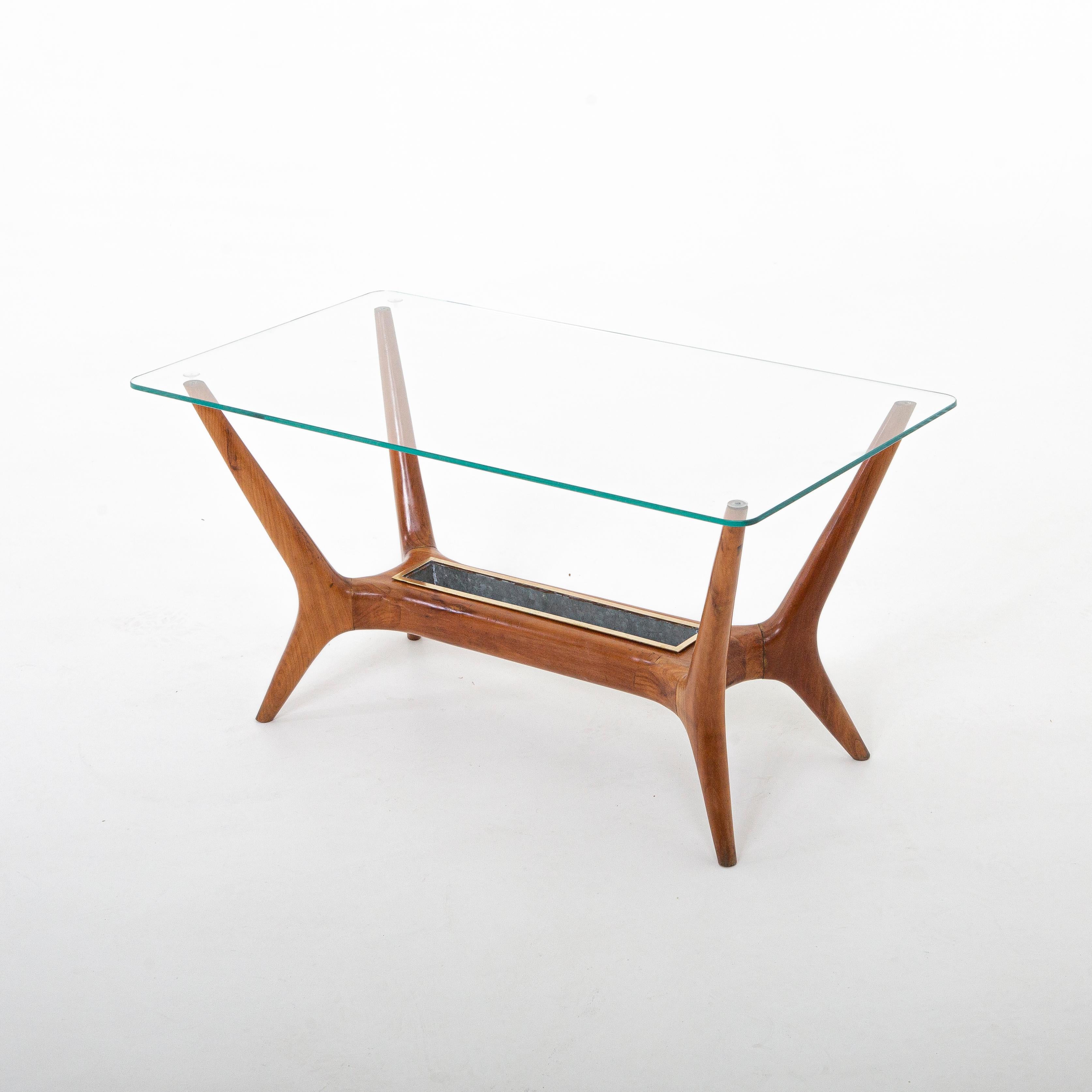 Mid-20th Century Italian Modernist Cocktail Table Attributed to Gio Ponti For Sale