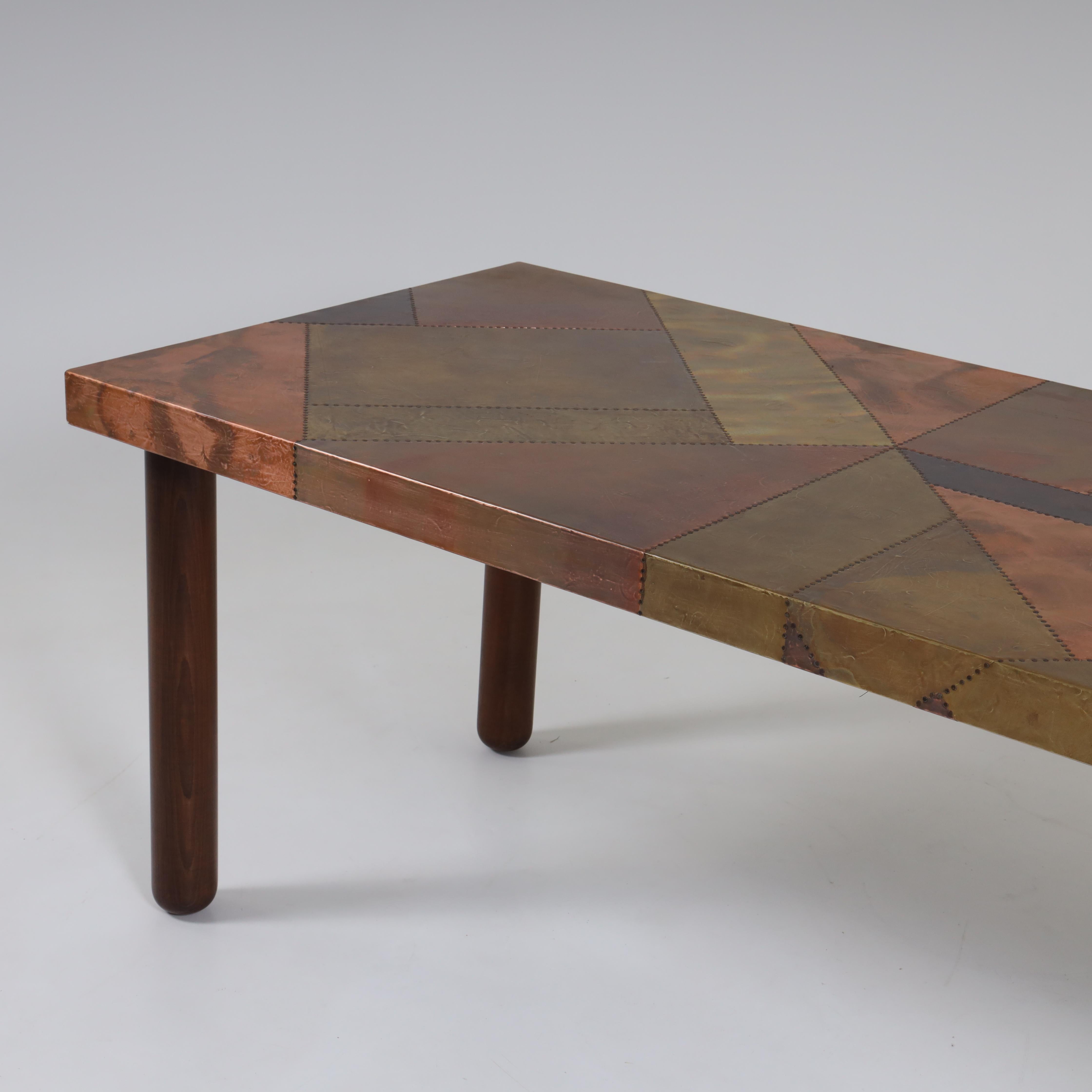 Métal Table de salle à manger moderniste italienne de Lorenzo Burchiellaro en vente