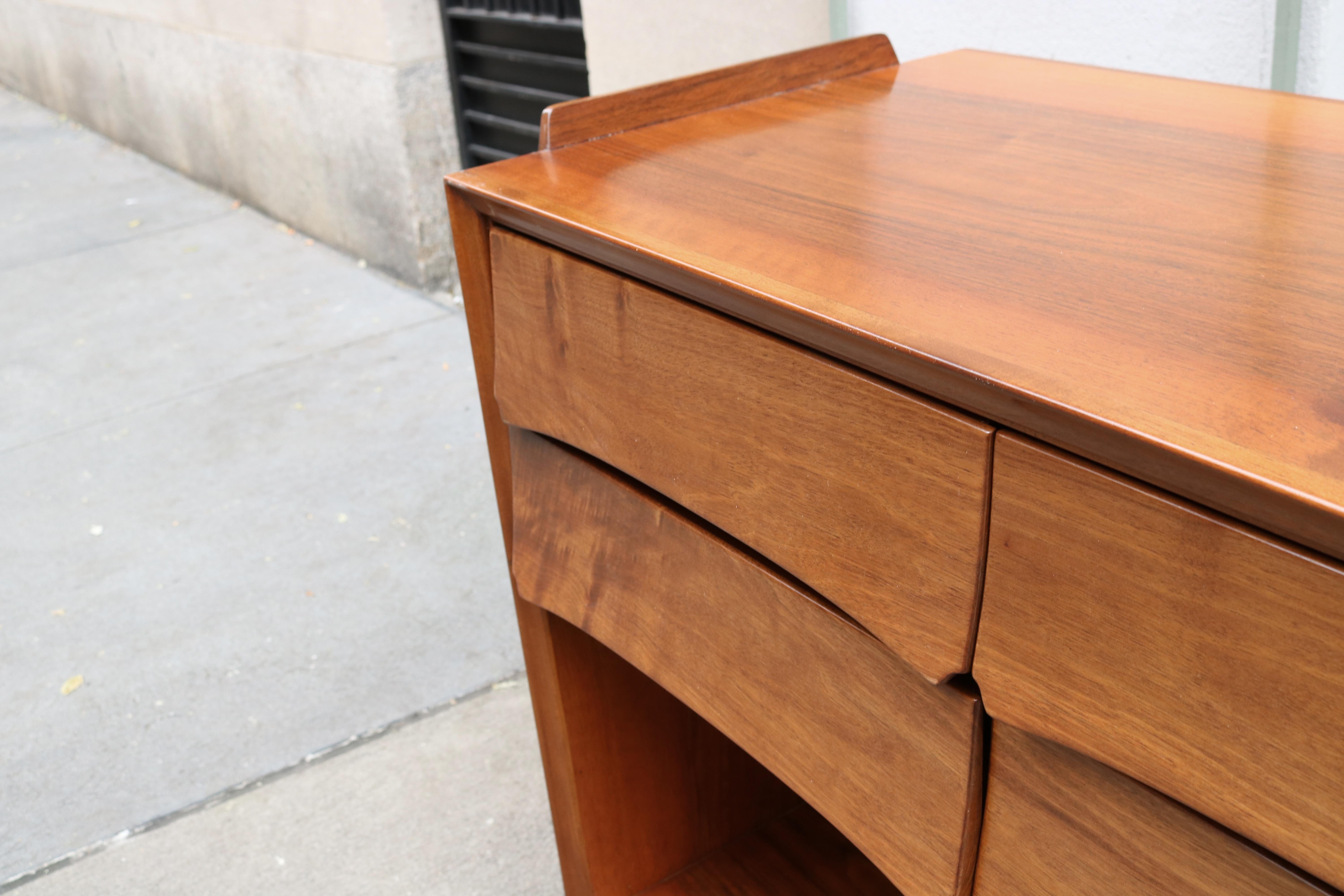 Italian Modernist Double Sided Console For Sale 1