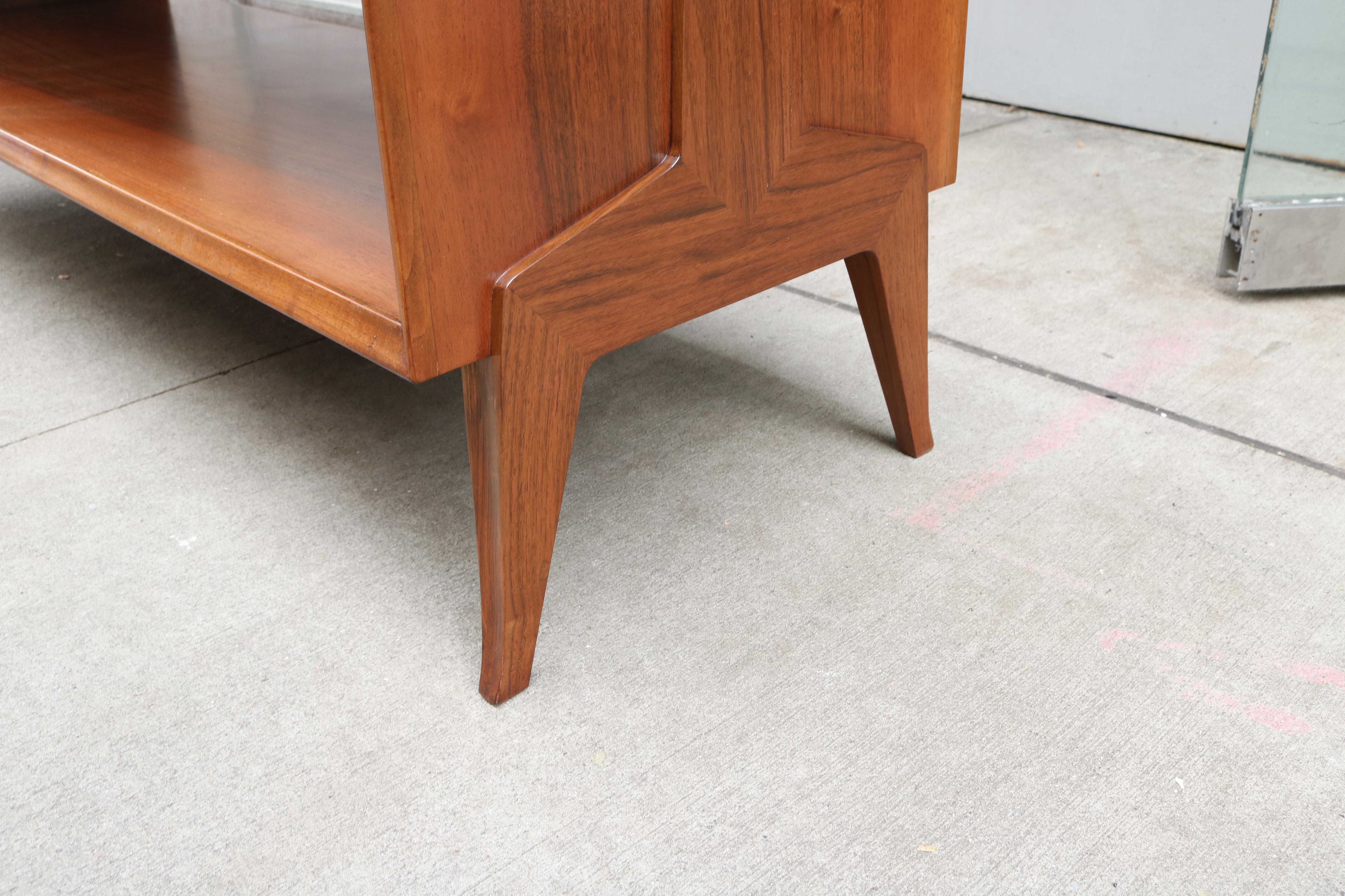 Italian Modernist Double Sided Console For Sale 2