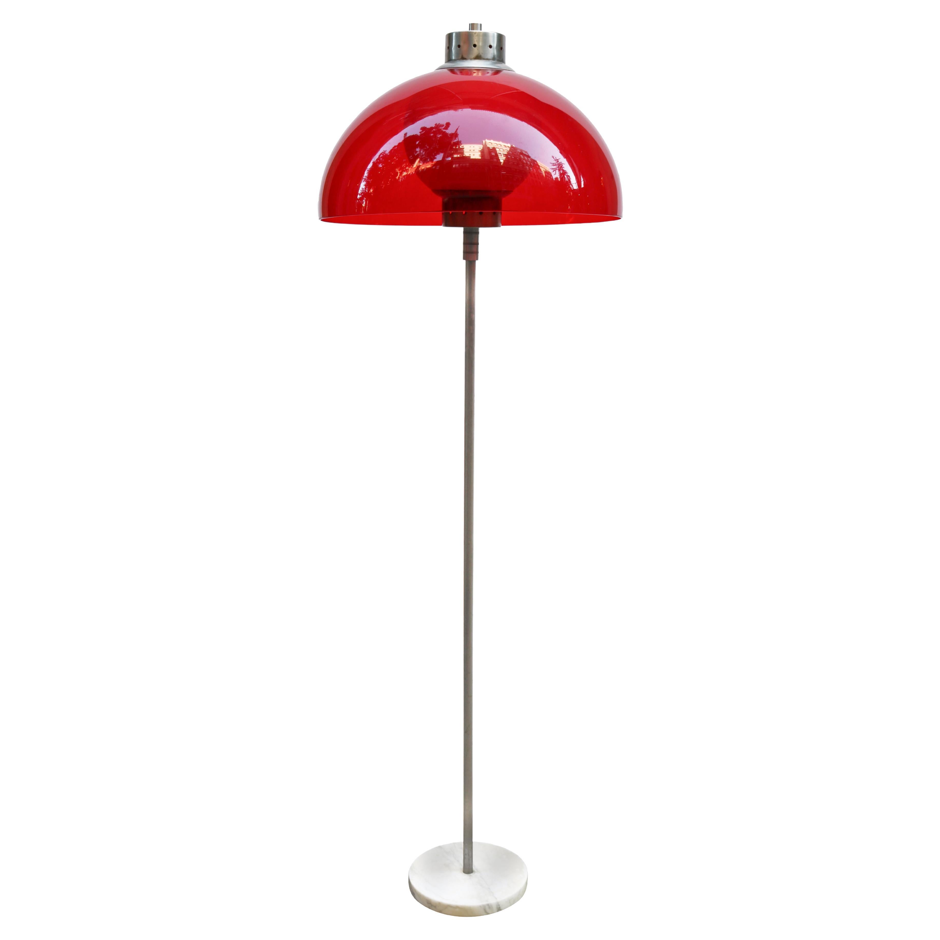 Lampadaire moderniste italien, années 1960